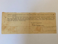 Document by nazi templer Gotthilf Wagner, signed, Tel Aviv, sarona, Palestine picture