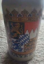 Bayern Gerz 2L, Vintage Beer Stein, In Pretty Good Shape, Cracked near Bottom picture