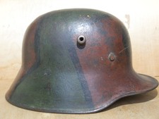 ww1 German M-18 helmet. Stahlhelm. Size 66. Camo. picture
