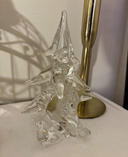 Vintage Charles Schneider France Crystal Christmas Tree Art Glass Signed picture