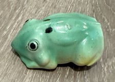 Vintage Green Frog Ceramic Japan picture