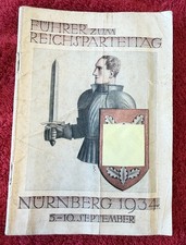 Fuhrer zum Reichsparteitag = Guide to the Reich Party Rally Nurnberg 1934 picture