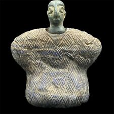 Very Rare Large Ancient Bactrian Composite Lapis Stone Idol Statue Figurine picture