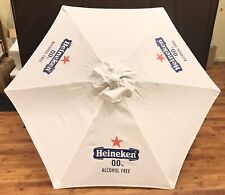 Heineken Beer 0.0% White Aluminum Market Patio Umbrella 7’ - Brand New In Box picture