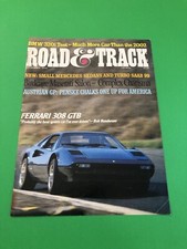 1976 1977 FERRARI 308 GTB ORIGINAL VINTAGE PRINT AD MAGAZINE COVER picture