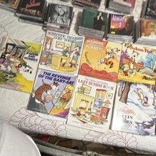 Vintage Calvin and Hobbes Comic Book Lot of 7 - Treasuries & Collections picture