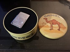 zippo lighter vintage, Joe Camel Cigarettes, 1995 New In Tin. picture