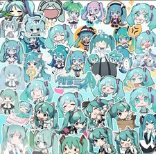 50PCS Random Hatsune Miku Stickers For Water Bottle Lapto Phone picture