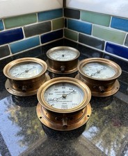 Antique Brass Water Air Sprinkler Gauge Set 4 Grinnell Co 1928 1929 Wow picture