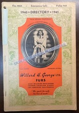 RARE Original 1940-41 Palm Springs, California Directory Cover Mary Martin picture