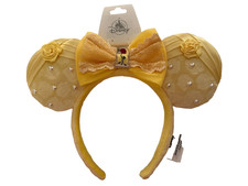 Disney Parks 2026 Beauty and the Beast - Belle Rose Minnie Ears Headband *NWT picture