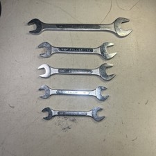 Fuller Tools - Lot Of 5 Double Open end SAE Wrenches (1/2” - 7/8”) JAPAN picture