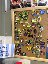 Disney pin lot of over 100 pins. Very good condition on all pins. picture