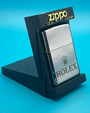 Brand New 2004 ZIPPO Lighter Absolutely Awesome ROLEX DESIGN Brilliant Chrome picture