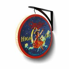 Vintage Miller High Life- Double Sided Sign picture