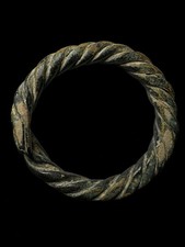 Ancient Bronze Age Twisted Bangle Bracelet 1500BCE-1200BCE 7cm D picture