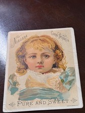 B-175 Niagara Corn Starch, Pure and Sweet, Victorian Trade Card picture
