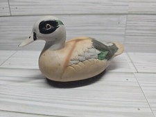 Vintage Hand Painted Porcelain Mallard Duck Decoy Figure Figurine 5.50