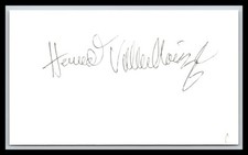 Herve Villecaize - Actor - 3x5 Card - Signed / Autograph (c) picture