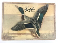 Vintage 1950-1954  Goebel Beer 3D Mallards Sign Counter Standee picture