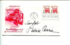 Louise Currie Voodoo Man Western Movie Star Signed Autograph FDC picture