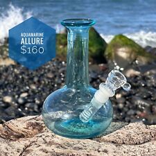 Petite Baby Blue Bong Upcycled Handblown picture