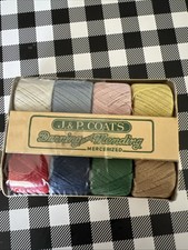 VTG J&PCoats A-227-P 2ply 8-15yd BallsDarning/Mending Merc.Cotton Anklet Shades picture