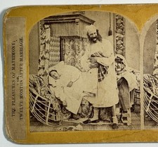 The Pleasures of Matrimony: Twelve Months After Marriage Comic Stereoview Card picture