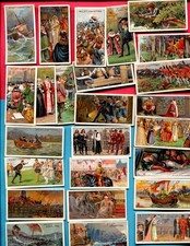 1912 W.D. & H.O. WILLS HISTORIC EVENTS 25 DIFFERENT TOBACCO CARD LOT picture