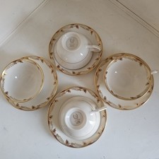 Essex Lenox Victorian Gold Trim Tea Cup 0-351-R Fine Bone China Made In England picture