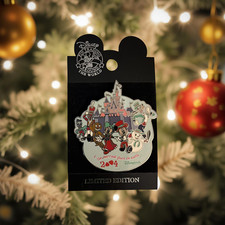 Disney Parks 2004 Disneyland Resort Christmas Merriest Place On Earth LE Pin picture
