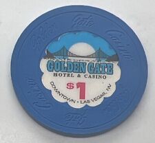 Golden Gate Casino $1 chip - Downtown Las Vegas NV Nevada - House Mold 2001 picture
