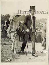 Press Photo Socialites Countess Of Chesterfield And Boyd Rochefort At Horse Race picture