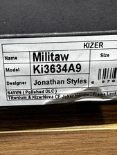 Militaw® | S45VN | Polished DLC Ultra | Titanium+KizerNova™ Joker Carbon Fiber picture