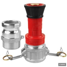 Fire Hose Nozzle,2 Inch NPSH Heavy-Duty Industrial Fire Hose Constant Flow Fog N picture
