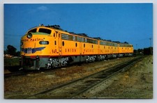 Postcard Train Union Pacific Railroad E9 Locomotives #949, 963B, & 951 HP26 picture
