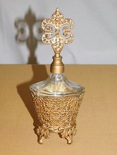 VINTAGE GOLD TONE ORNATE  7 3/4