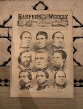 1861 Alabama Delegation Secession Harpers Weekly Feb 09 Montgomery Map picture