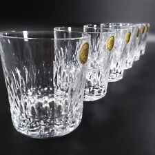 NEW 6 Pc J.G. Durand JUAN Crystal Old Fashioned Glasses Clear Whiskey Tumblers picture