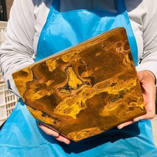 8.2LB  Large Natural Tiger's Eye Stone Quartz Crystal Specimen Mineral Healing picture