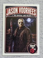 JASON VOORHEES FRIDAY THE 13TH - CUSTOM ACEO FAN ART HORROR MOVIE TRADING CARD picture