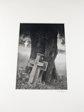 Craig Alan Huber Photograph of a Cross at a Cemetery Beautiful  8