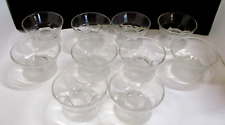 10 EAPG Gillinder & Sons Frosted Lion Glass Berry Bowls picture