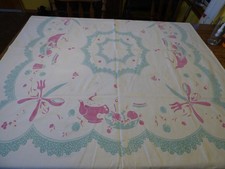 VINTAGE TABLECLOTH 1950s picture