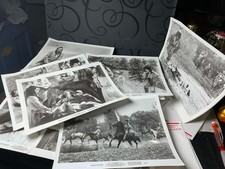 VINTAGE WESTERN MOVIE STILLS LOT - Black & White Original Studio Press Photos picture