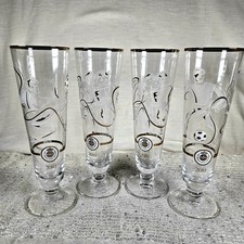 4 Warsteiner Pilsner Beer Tulip Glasses Soccer 2010 FIFA World Cup Soccer 8