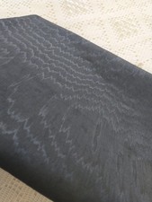 Rare VINTAGE Black Moire (Watermarked) Heavy Cotton Fabric- 36” x 1-2/3 Yd picture
