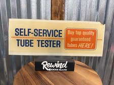 Vintage Self Service Tube Tester Store Display Cabinet picture
