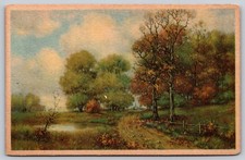 Rally Day Landscape Woodland Path Westminster Press Postcard PC323 picture