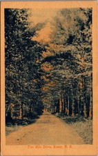 Five Mile Drive Keene NH Postcard 1912 Postmark Kaynart Co. Germany picture